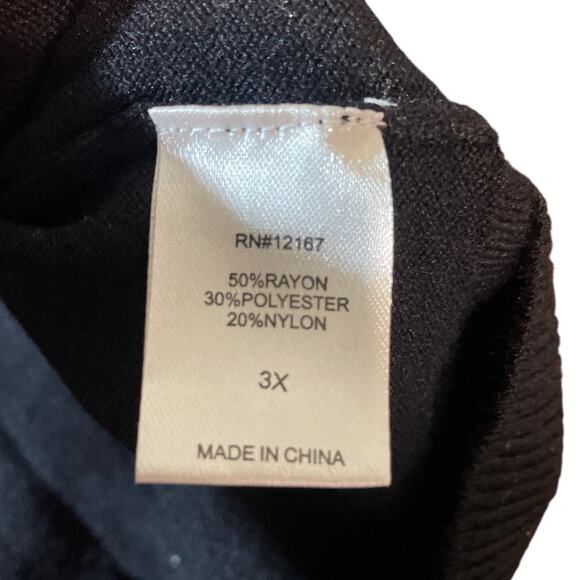 Lori Felt Round Neck‎ Long Sleeve Sweater - Women's 3X - Picture 6 of 6